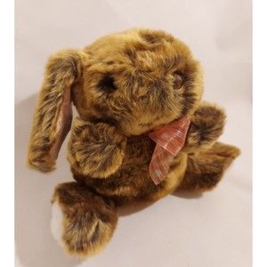 Walmart Easter Bunny Rabbit Carrot Ear 1990's Stuffed Animal Plush Vintage NEW
